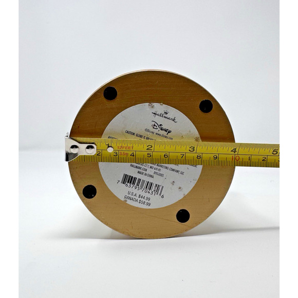 Disney Mickey & Minnie "When My Heart Found You, It Knew" Hallmark Snow Globe - Picture 12 of 12